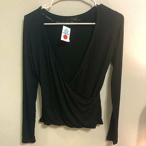 Black longsleeve top